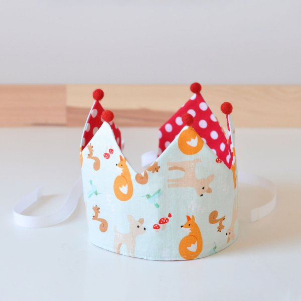Corona de tela reversible